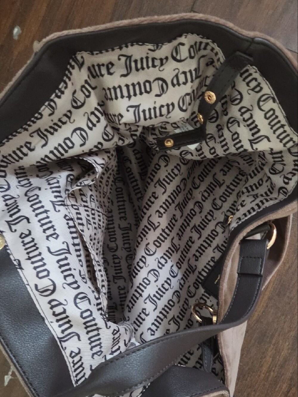 Juicy Couture Crown Tote Bag - Taupe. - Picture 6 of 7